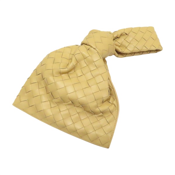 黃色 編織 皮革 手提包