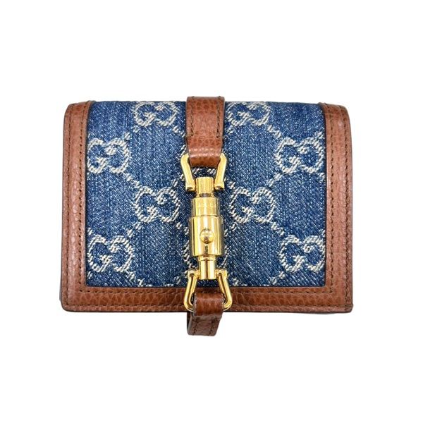 藍色 丹寧 Jackie 1961 短夾