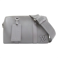 灰色 皮革 City keepall 肩背包 M59328