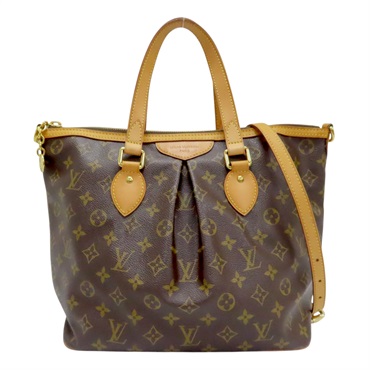 棕色 原花 帆布 Palermo PM 兩用包 M40146