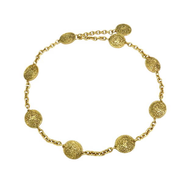 羅馬圖案 金幣 腰鍊