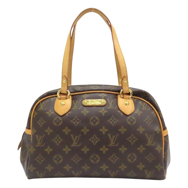 棕色 原花 帆布 Montorgueil PM 手提包 M95565