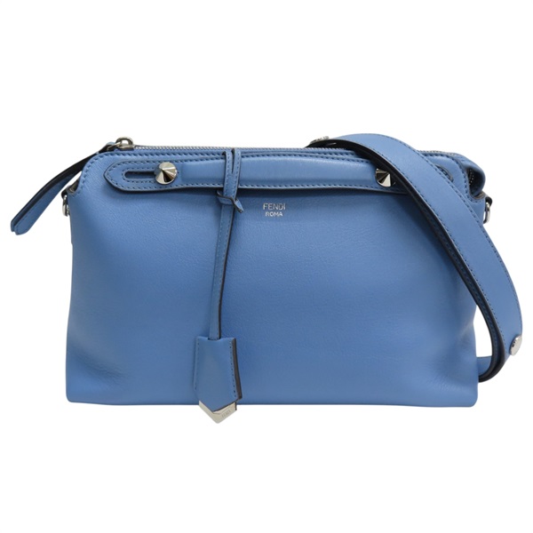 藍色 牛皮 肩背包