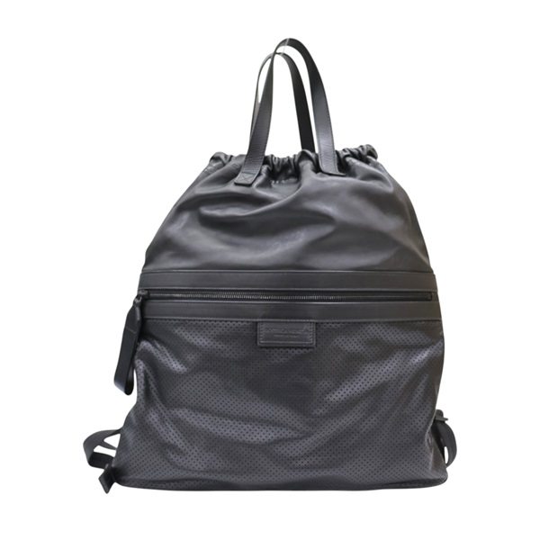 黑色羊皮 後背包