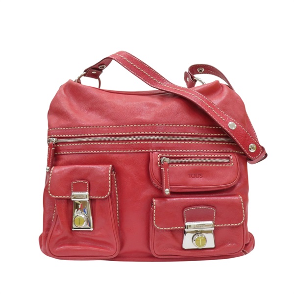 紅色牛皮 肩背包