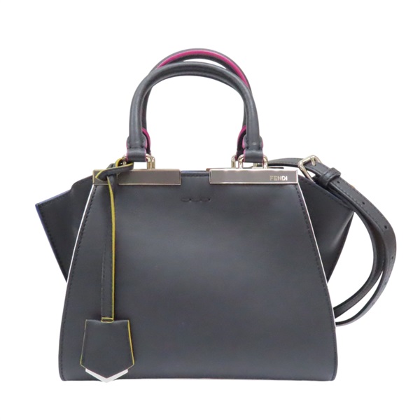 黑色 牛皮 Mini 3 Jours 兩用包