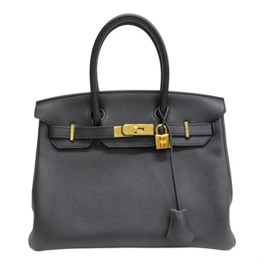黑色 Togo 牛皮 Birkin 30 手提包 HA 342 FD