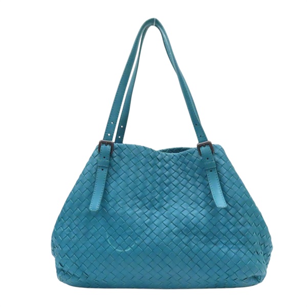 綠色 編織皮革 肩背包