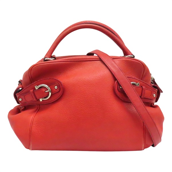 紅色 牛皮 兩用包