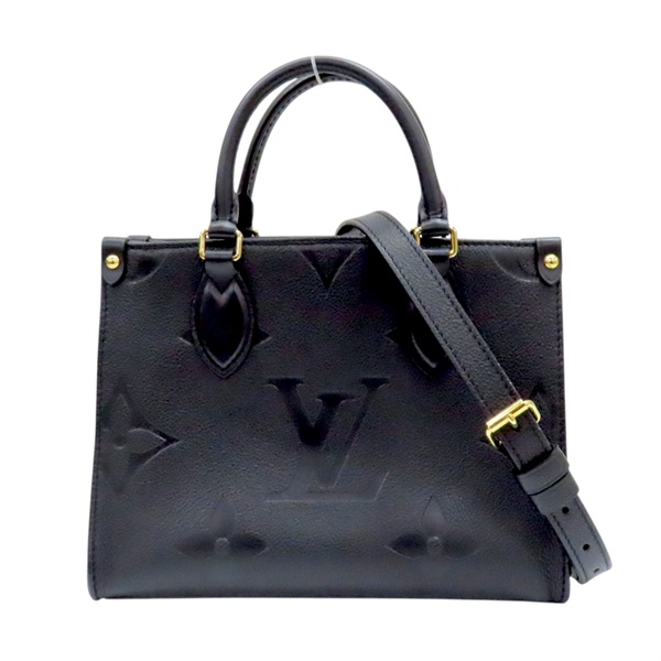 黑色 壓紋牛皮 OnTheGo PM 兩用包 M45653