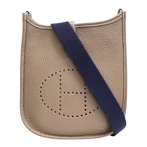 大象灰 皮革 MINI Evelyna 肩背包 U TS 001 AU