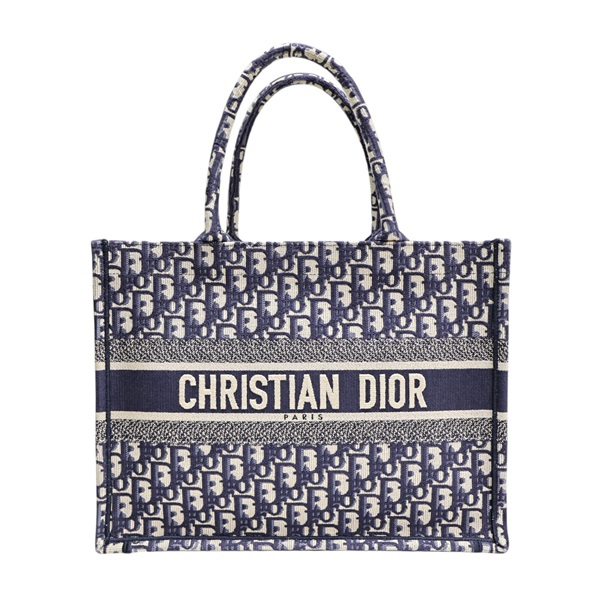 藍色 緹花帆布 Book Tote 托特包