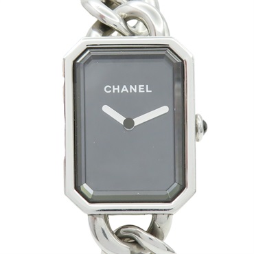 【再降價】黑色錶盤 不鏽鋼 銀鍊帶 Premiere 腕錶【CHANEL 香奈兒】 H3250