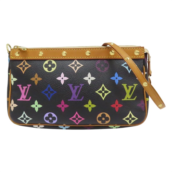 黑彩 原花 帆布 Pochette Accessoires 手提包【LOUIS VUITTON LV 路易威登】 M92648
