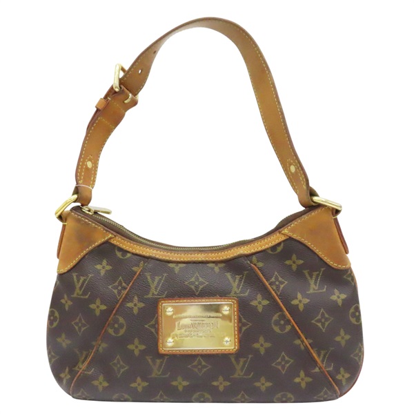 棕色 原花 帆布 Thames PM 肩背包【LOUIS VUITTON LV 路易威登】 M56384
