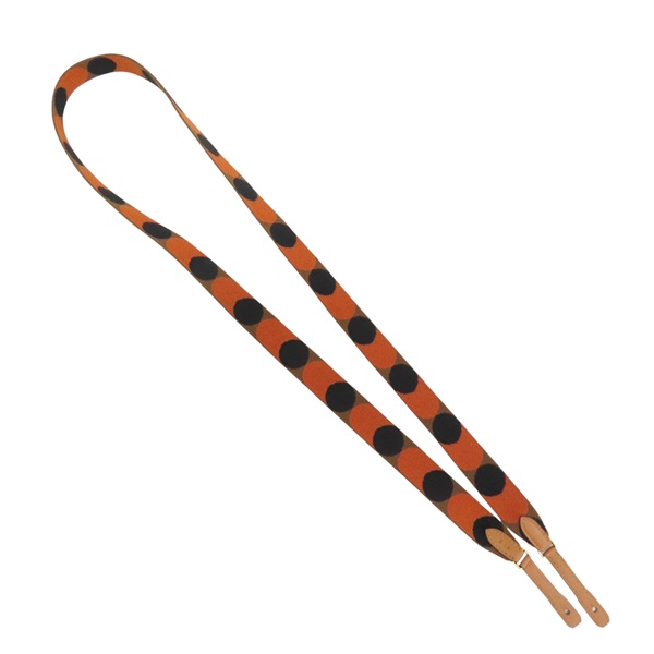 棕/橘色 帆布 Sangle Flipperball To Go 背帶