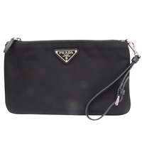 黑色 尼龍帆布 手拿包