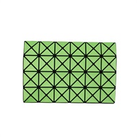 綠色 PVC 幾何 卡夾