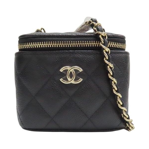 黑色 菱格紋 牛皮 Mini 小方包 肩背包【CHANEL 香奈兒】 AP1340