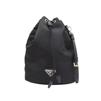 黑色尼龍 Re-Nylon 化妝袋 手提包 1NE369