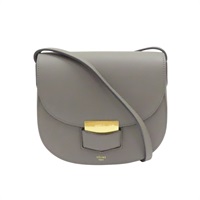 深灰色 牛皮 Trotteur 肩背包【CELINE 賽琳】