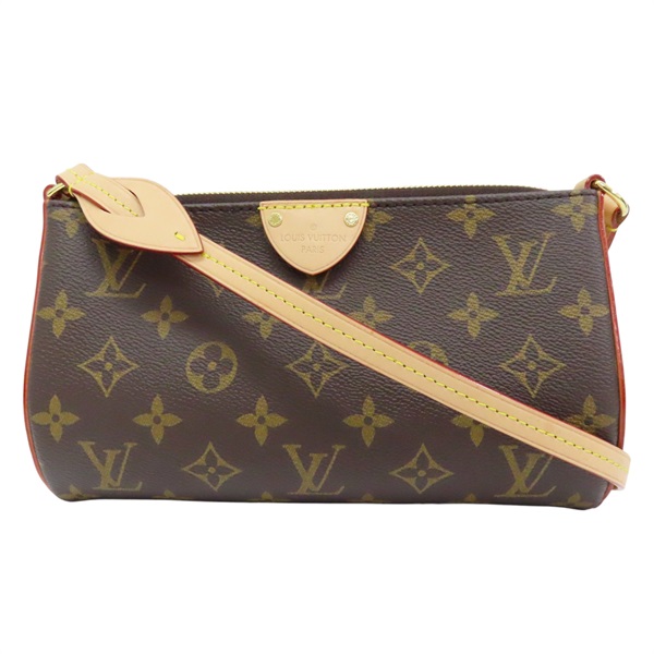 棕色 原花 PVC塗層帆布 Porchette Tirette 两用包 M12859