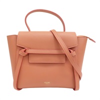 橘色 牛皮 Belt 兩用包