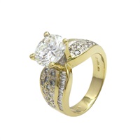 18K黃金 2.71CT鑽石 戒指【JEWELRY 無品牌珠寶】