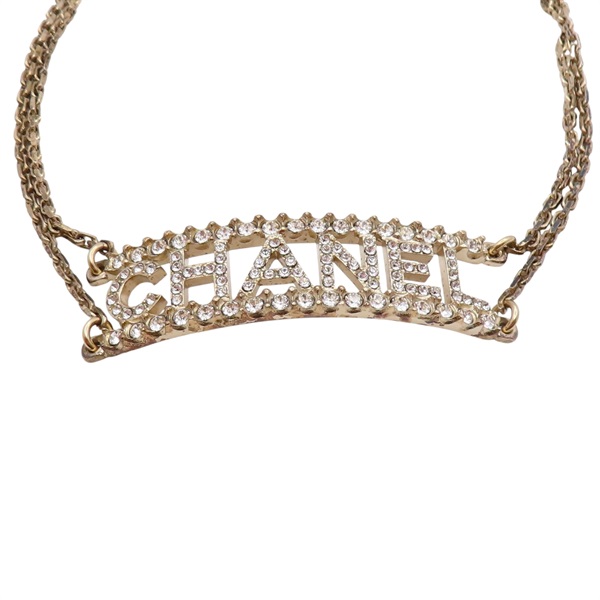 水鑽LOGO 頸鍊【CHANEL 香奈兒】