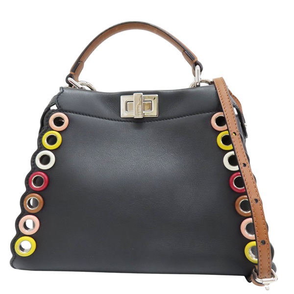 黑色 牛皮 PEEKABOO 两用包