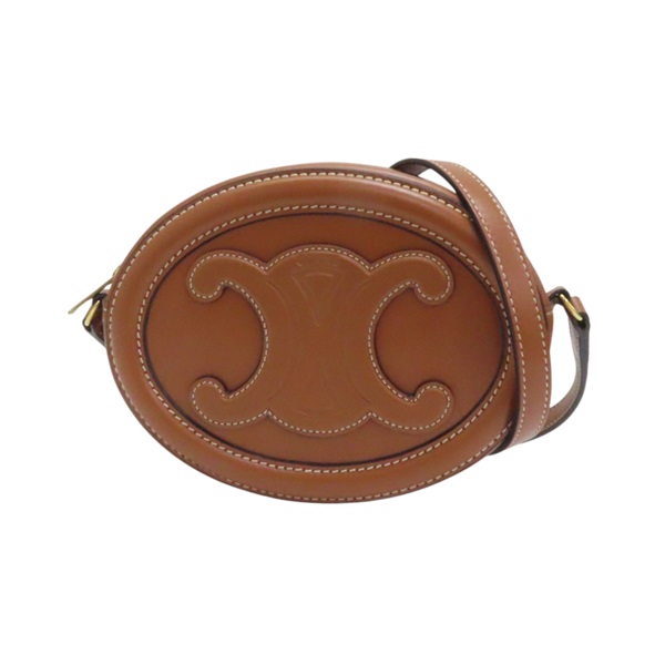 棕色 牛皮 CUIR TRIOMPHE 單肩包