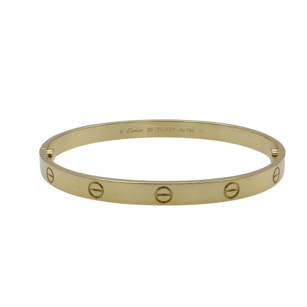 18K黃金 LOVE 手環 #20【Cartier 卡地亞】 B6067520