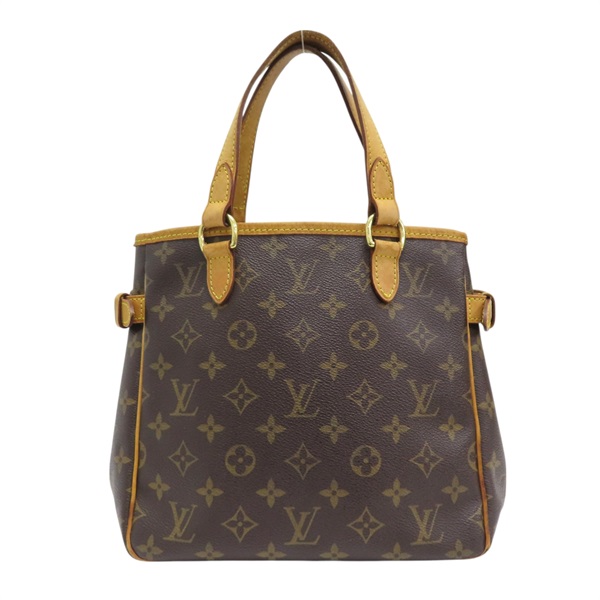 棕色 原花 帆布 Batignolles 手提包 M51156