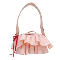 Simone Rocha 粉色 百褶帆布 兩用包