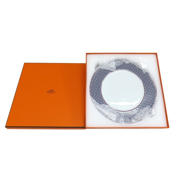 深藍色 陶瓷 Tie Set 小餐盤兩入