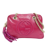 桃紅色漆皮 Soho 肩背包 308983 520981