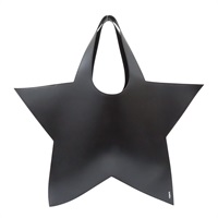 黑色 牛皮 Loperni Star 單肩包