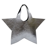 銀色 牛皮 Loperni Star 單肩包