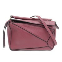 酒紅色 牛皮 Mini Puzzle 兩用包 #051918