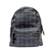 黑色 Visetos帆布 後背包