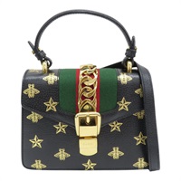 黑色 牛皮 Sylvie 2Way 肩背包 #470270 #470270