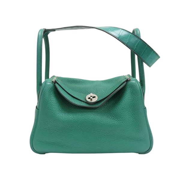 孔雀綠 TC皮革 Lindy 26 肩背包 A AS 012 MF