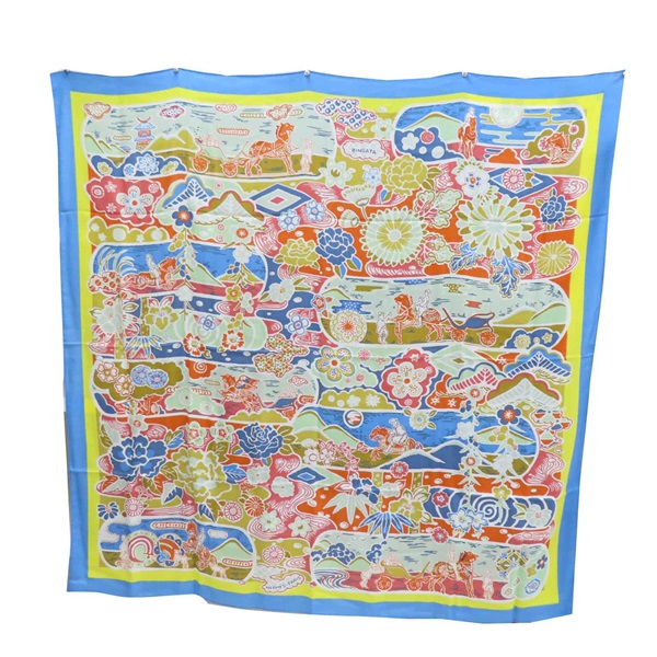 多種顏色 絲綢 羊絨 絲巾 140X140【HERMES 愛馬仕】