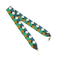 黑色 帆布 圓點 背帶 Z刻【HERMES 愛馬仕】