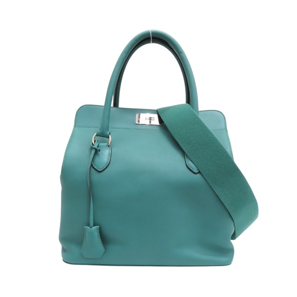 孔雀藍 Swift 皮革 Toolbox 26 兩用包 □R刻