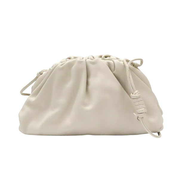 米色 羊皮 Mini Pouch 肩背包 雲朵包