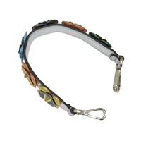 銀色 牛皮 短背帶【FENDI 芬迪】 EC-23553