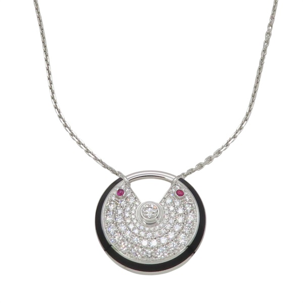 18K白金 鑽石 Amulette de Cartier 項鍊【Cartier 卡地亞】