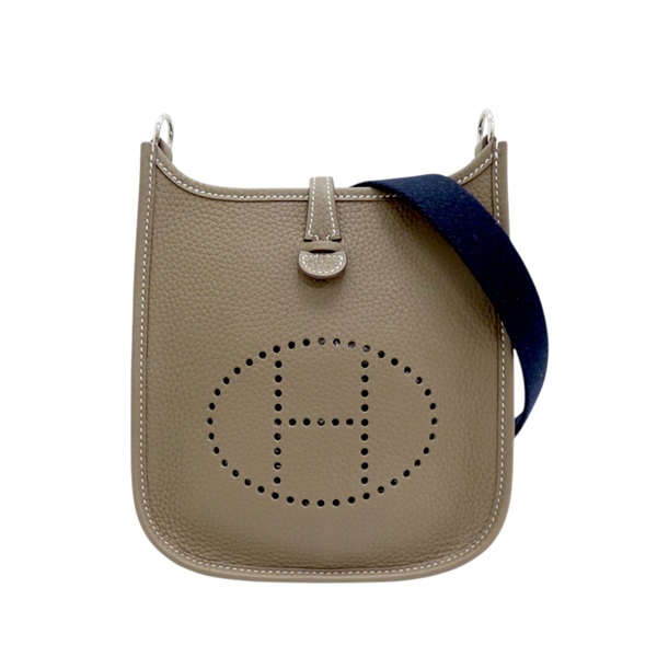 大象灰 TC皮革 Mini Evelyne 肩背包