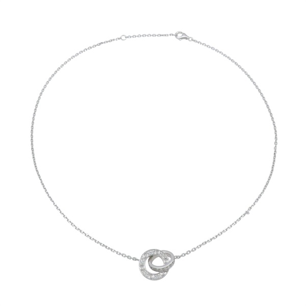 18K 白金 LOVE 鑽石 項鏈【Cartier 卡地亞】 B7216300